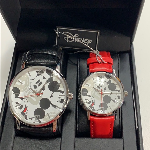 Disney Accessories - NWB New Disney Mickey Minnie Mouse watch set